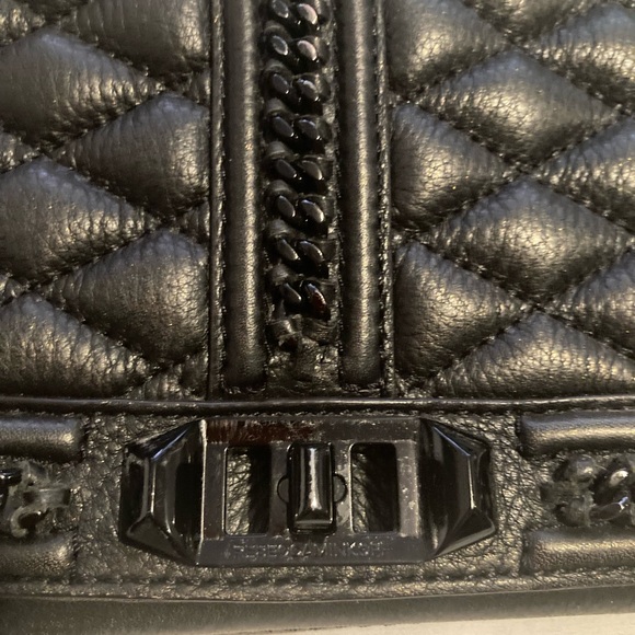 Rebecca Minkoff Black Quilted Love Clutch - Picture 4 of 4